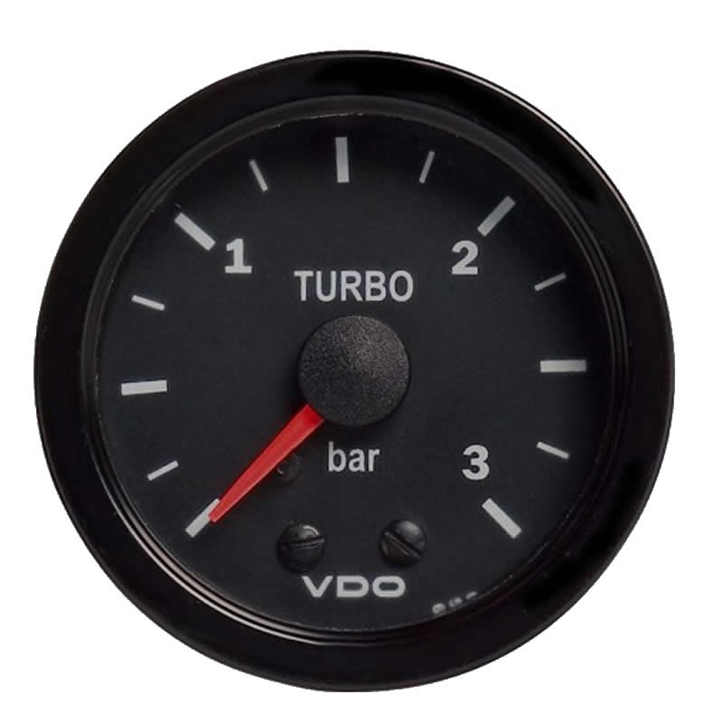 vdo turbo boost gauge mechanical 3 bar